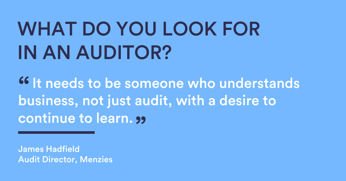 What do you look for in an auditor?