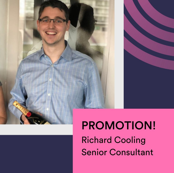 Pleased to announce Rich Cooling's promotion ...