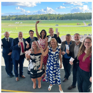 A winning day at Newbury races!