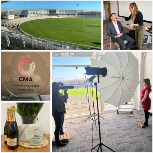 Quarterly company get together at The Ageas Bowl, celebrating team awards and having new professional headshots taken!