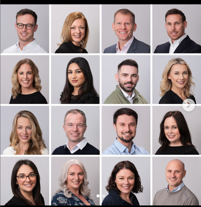 Showcasing our lovely, shiny new head shots for our website and social channels, what a treat!