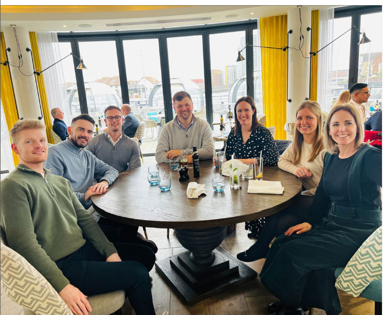 Our new Associate Recruitment Consultants joined us for lunch at The Jetty, it was great to meet them before they officially got underway.