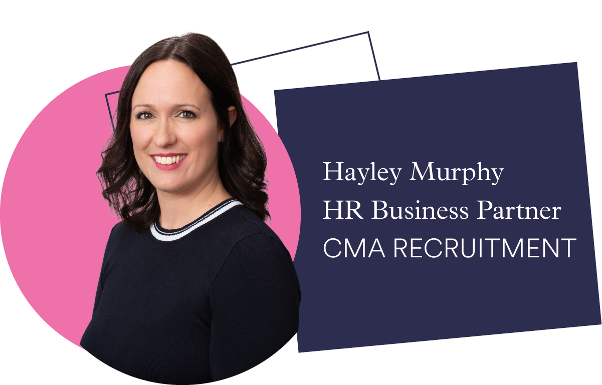 Hayley Murphy HR Business Partner at CMA - International Women's Day 2024