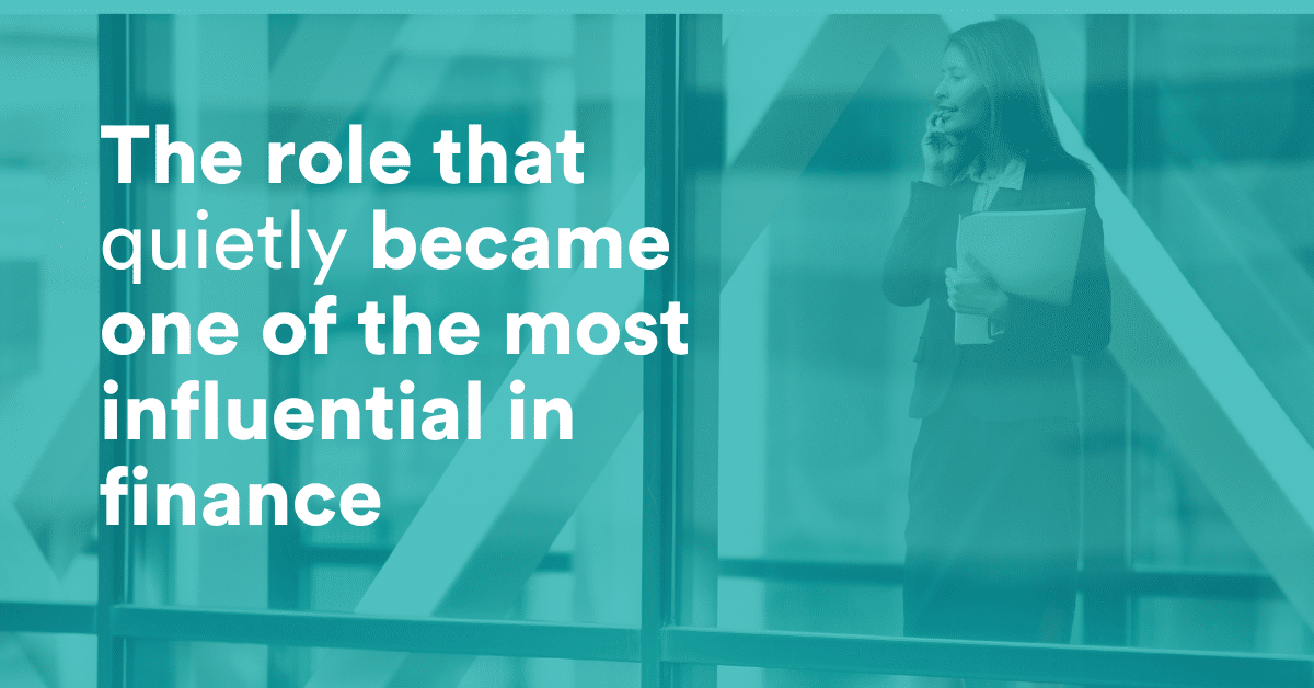 The role that quietly became one of the most influential in finance